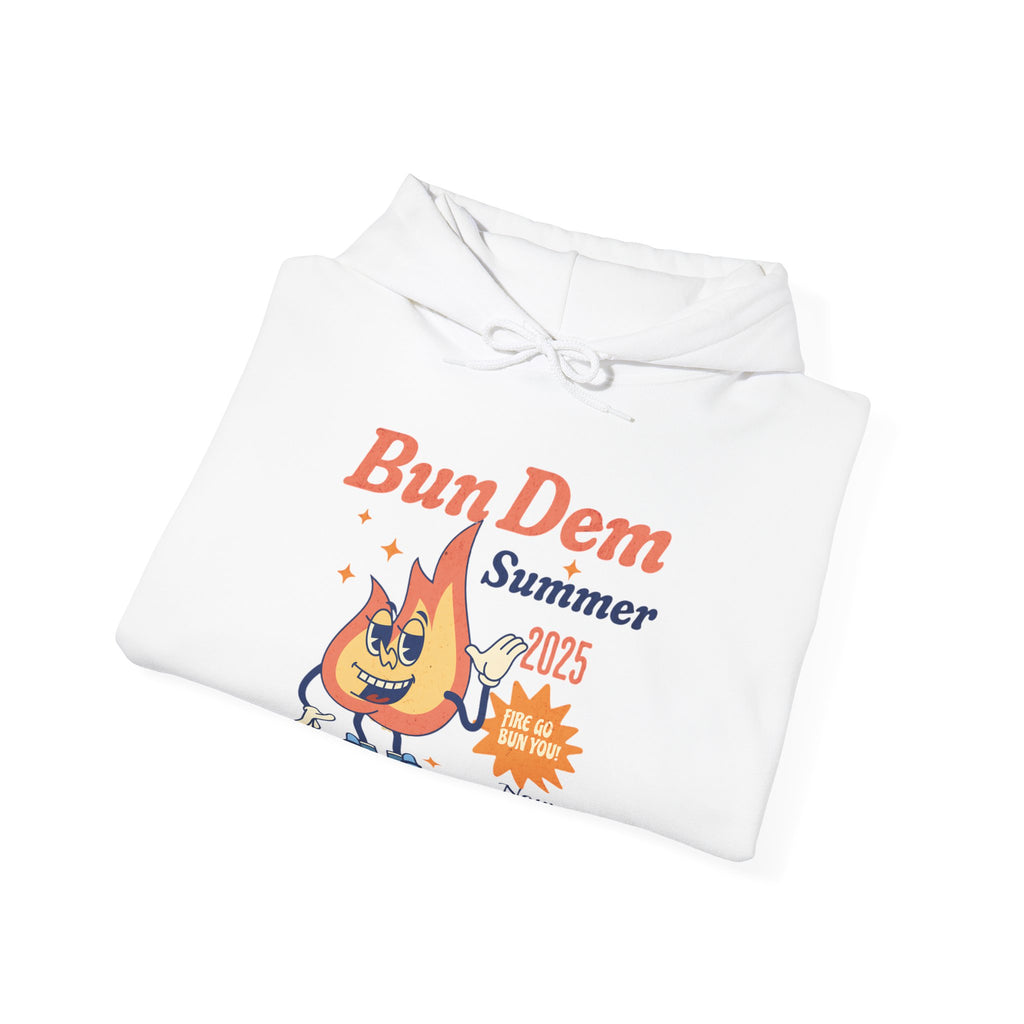 Bun Dem Summer Hoodie - Unisex Heavy Blend™ Sweatshirt, Chill Vibe, Perfect for Summer Parties, Gifts, Casual Wear, Streetwear - NGOWE STORE
