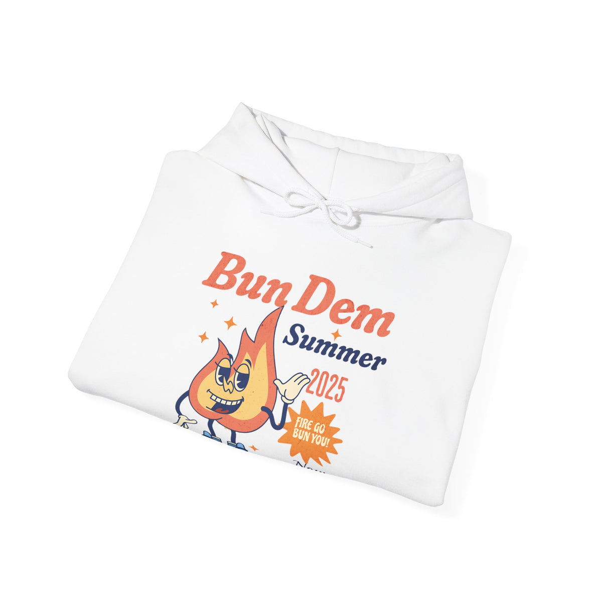 Bun Dem Summer Hoodie - Unisex Heavy Blend™ Sweatshirt, Chill Vibe, Perfect for Summer Parties, Gifts, Casual Wear, Streetwear - NGOWE STORE