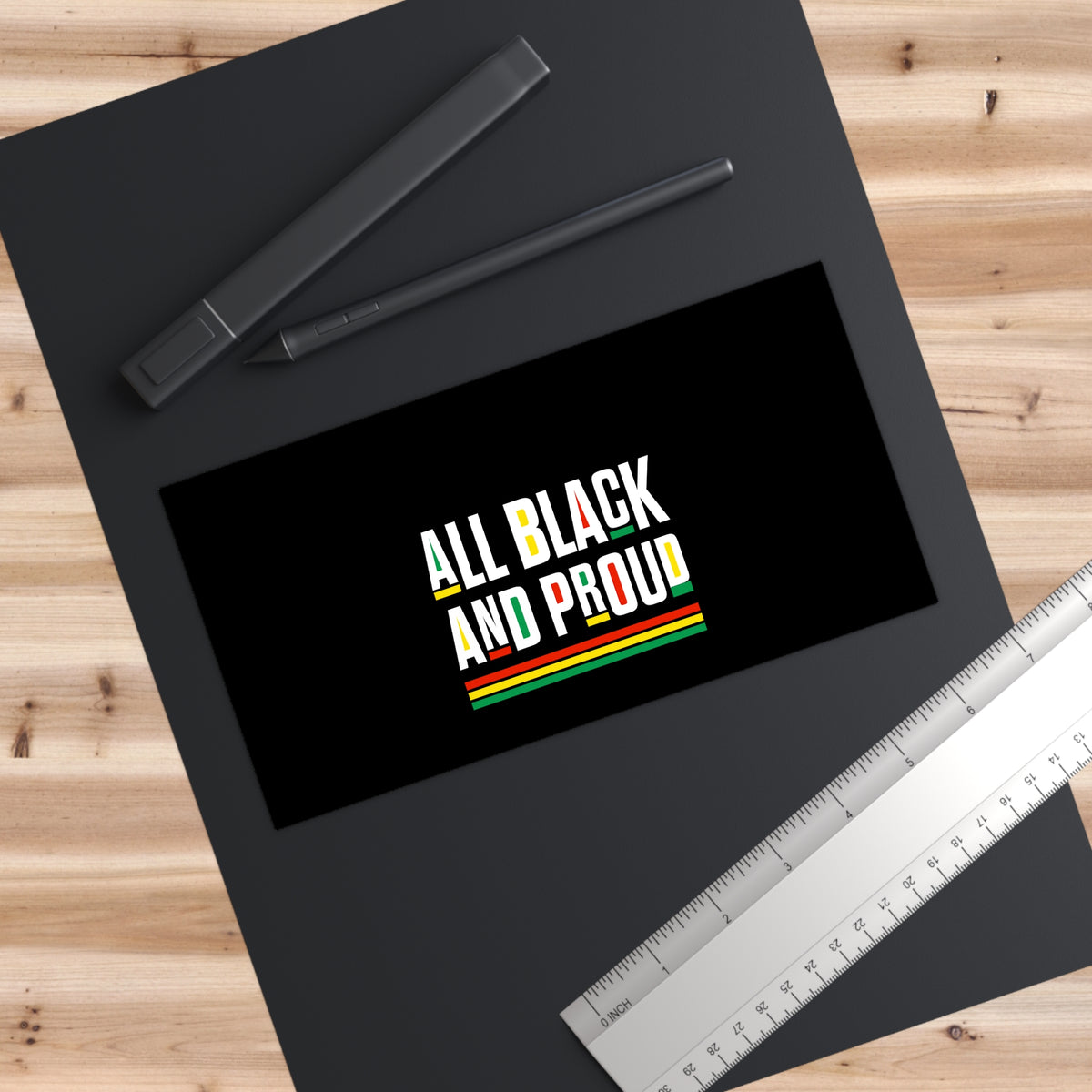 Black and Proud Bumper Stickers - NGOWE STORE