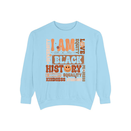 Black History Unisex Garment-Dyed Sweatshirt