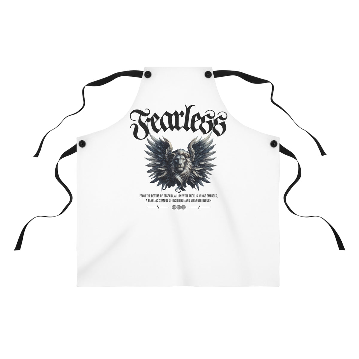 Fearless Lion Angel Apron (AOP) - NGOWE STORE