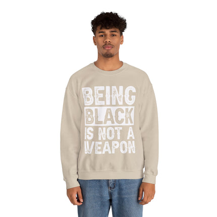 Positive Black Quote Unisex Heavy Blend™ Crewneck Sweatshirt