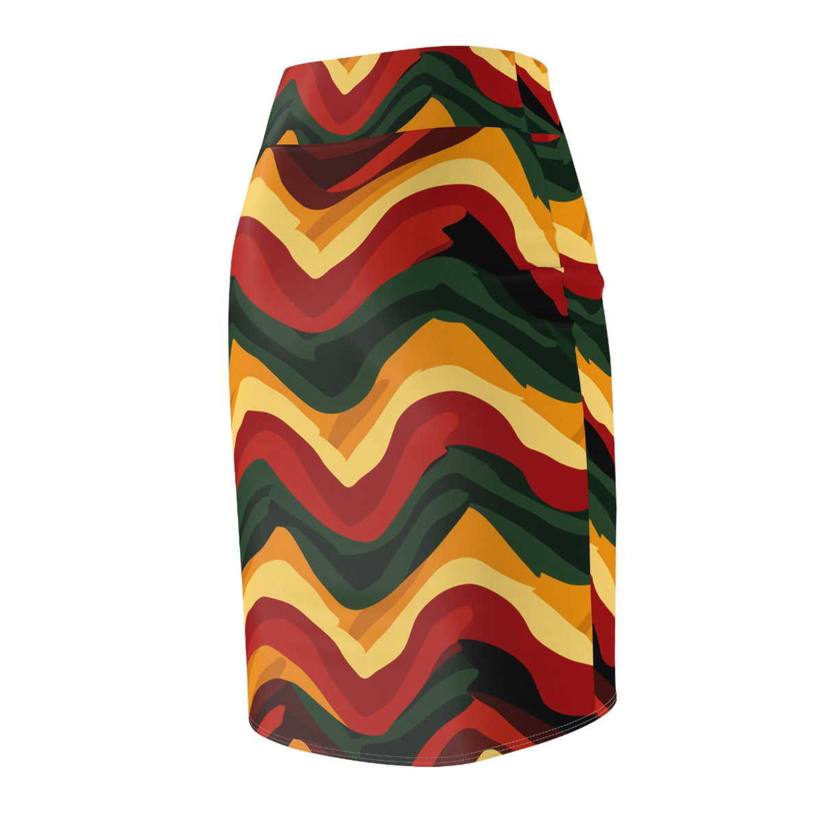 Waves Women's Pencil Skirt (AOP) - NGOWE STORE