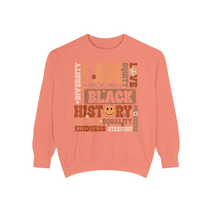 Black History Unisex Garment-Dyed Sweatshirt