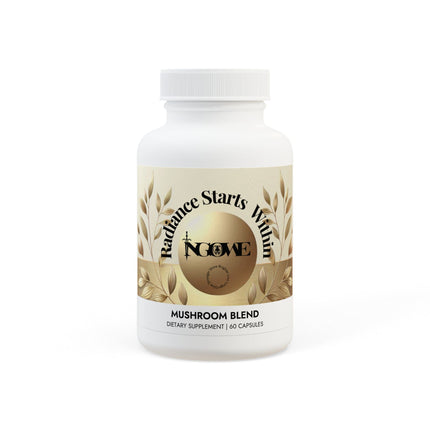 NGOWE Mushroom Blend Supplement (60 Capsules)