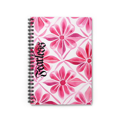 Floral Spiral Notebook