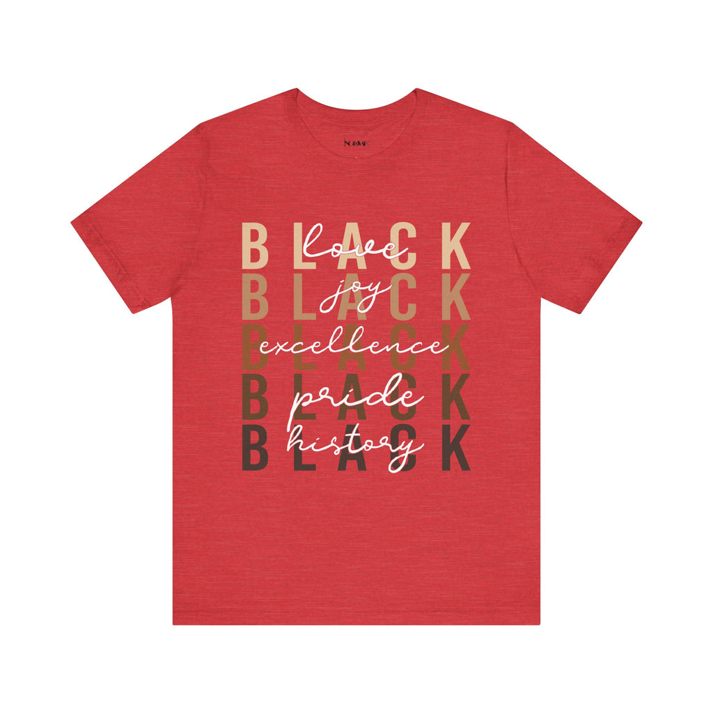 Black Pride Unisex Jersey Short Sleeve Tee - NGOWE STORE