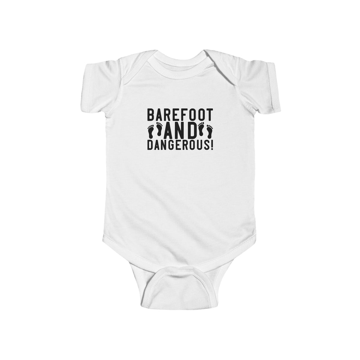 Bare Foot and Dangerous Infant Fine Jersey Bodysuit - NGOWE STORE