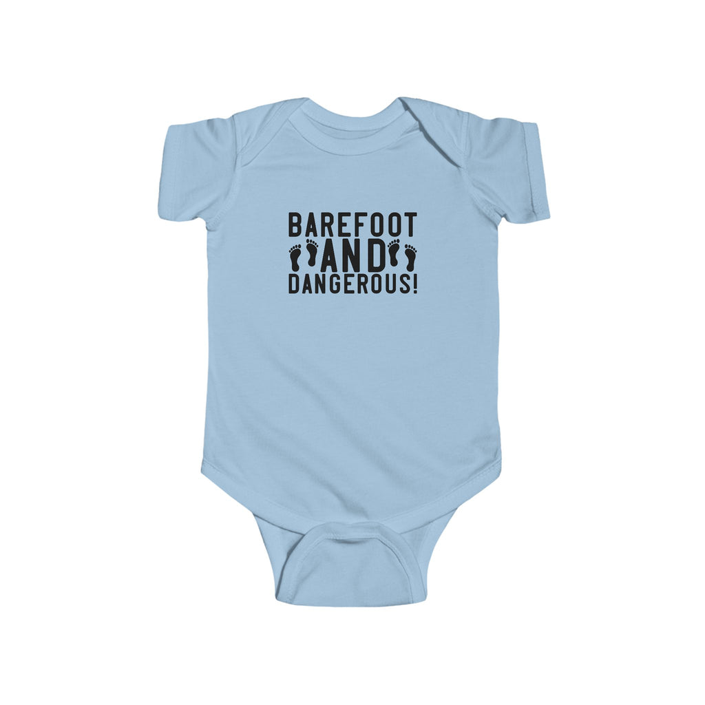 Bare Foot and Dangerous Infant Fine Jersey Bodysuit - NGOWE STORE
