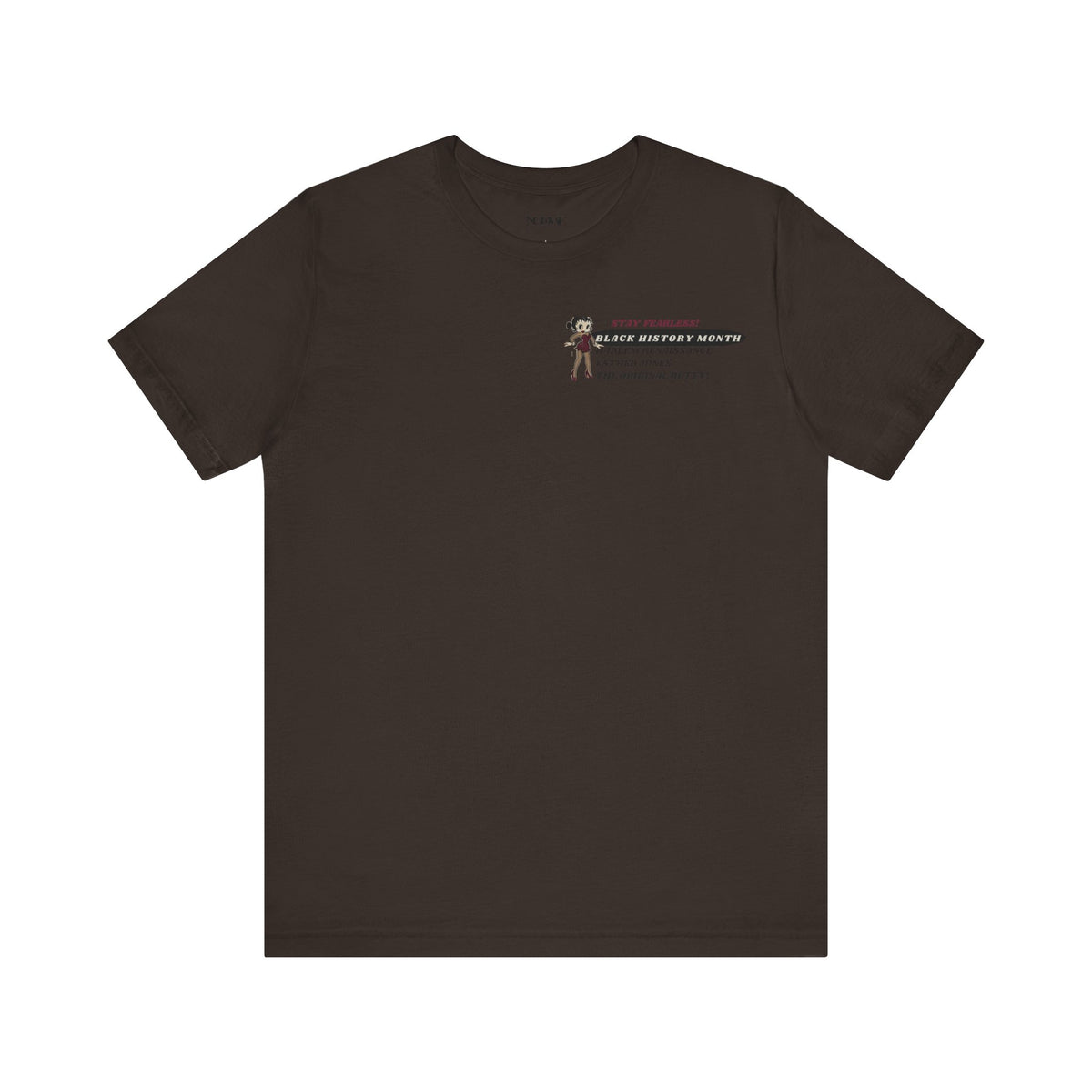 Harlem Renaissance Fearless Betty Boop Unisex Jersey Short Sleeve Tee - NGOWE STORE