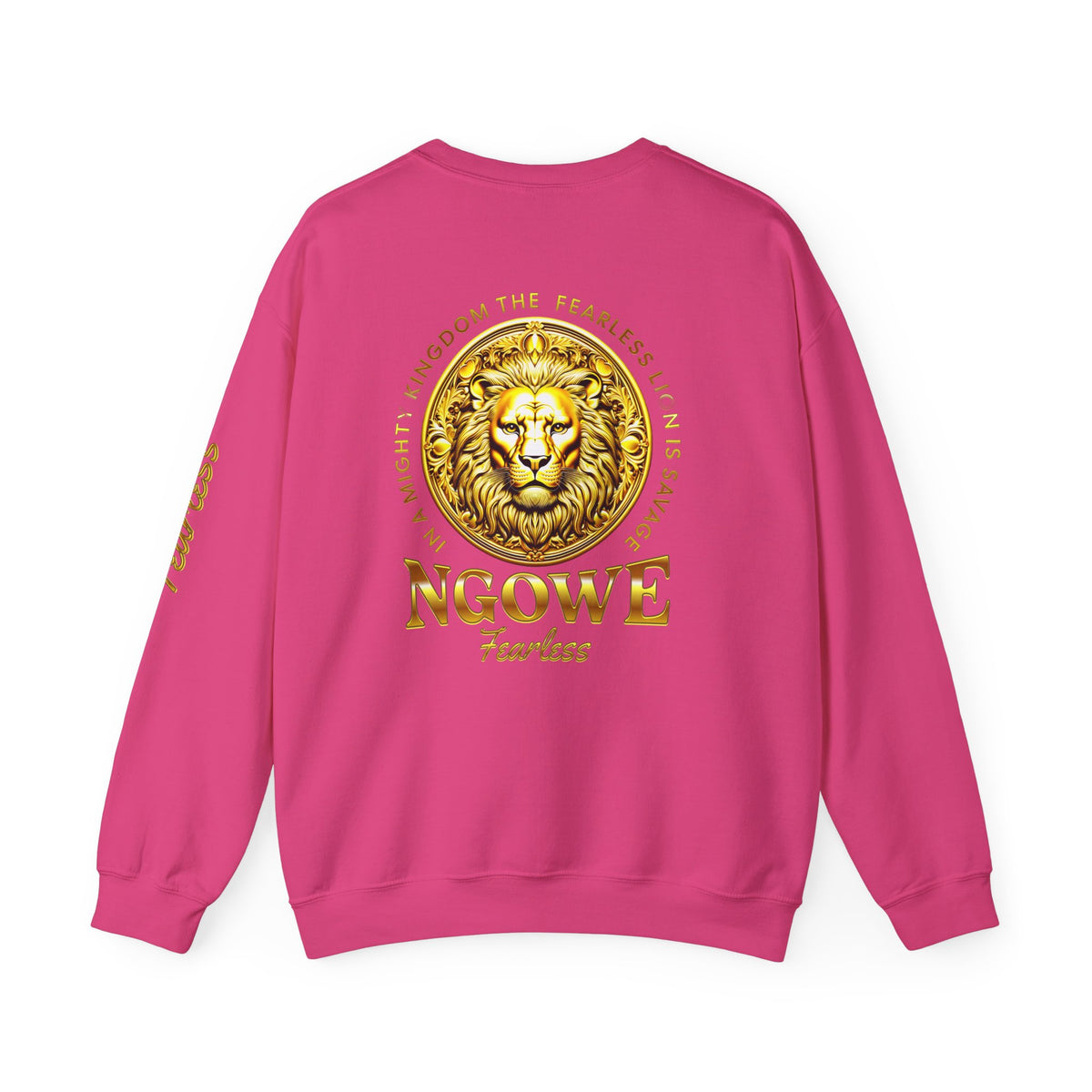 A Fearless Lion is Savage Unisex Heavy Blend™ Crewneck Sweatshirt - NGOWE STORE