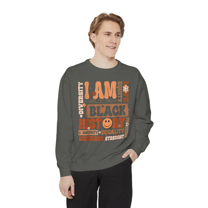 Black History Unisex Garment-Dyed Sweatshirt