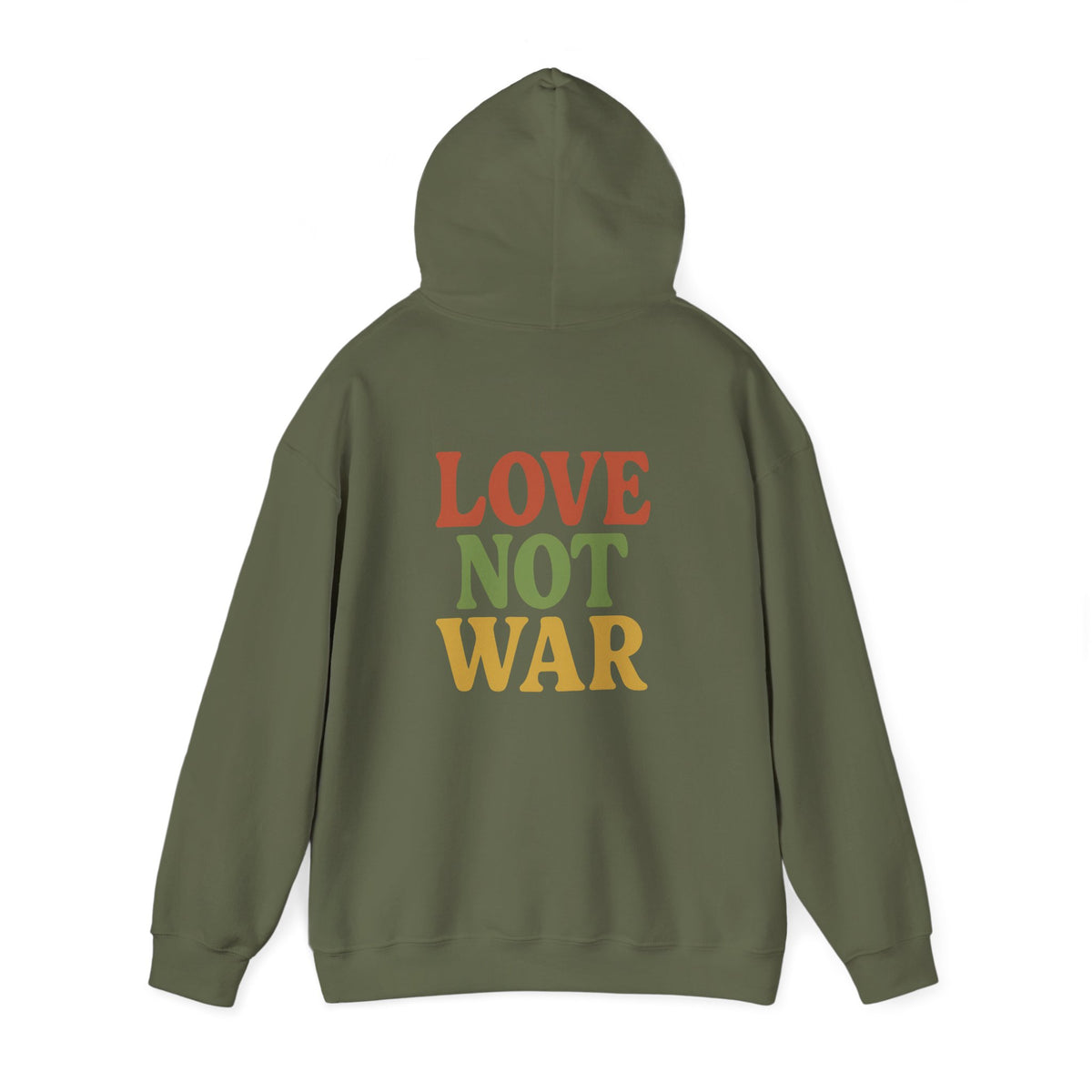 Bun Dem Summer Vibes Hooded Sweatshirt - Empire Editon Cozy Unisex Hoodie, Love Not War Casual Summer Apparel, Gift for Festivals, Outdoor Gatherings, Relaxed Style Sweatshirt - NGOWE STORE