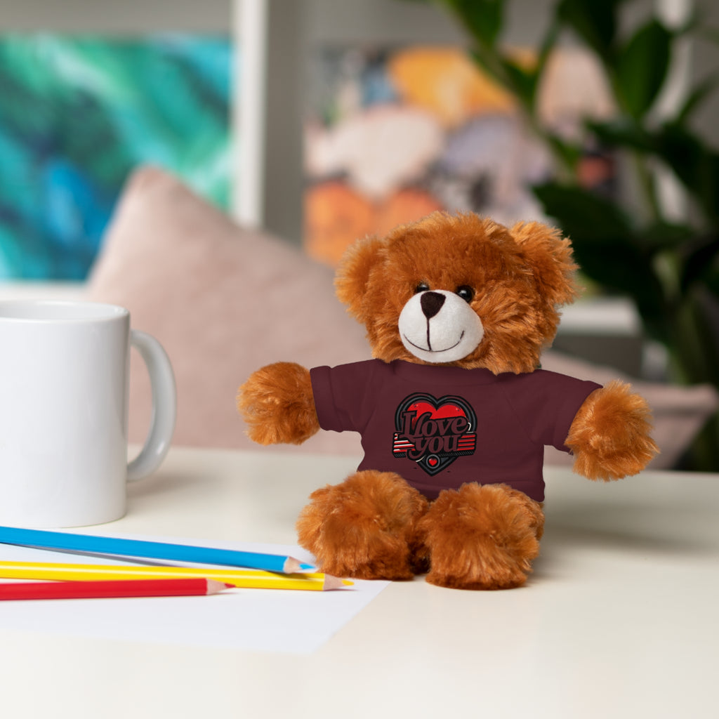 I Love You Stuffed Animals with Tee - NGOWE STORE