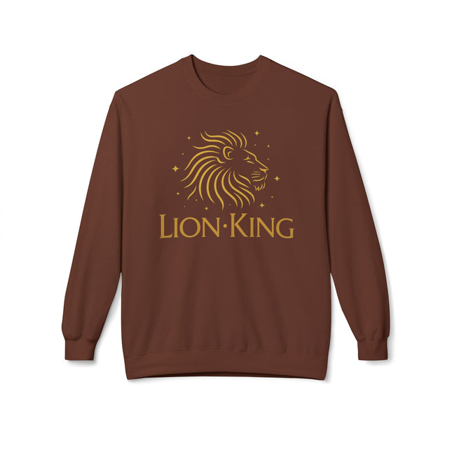 Bun Dem Summer Lion King Unisex Midweight Fleece Crewneck Sweatshirt | Cozy Graphic Sweater for Fans | Gift for Birthdays, Disney Lovers, Casual [...] - NGOWE STORE