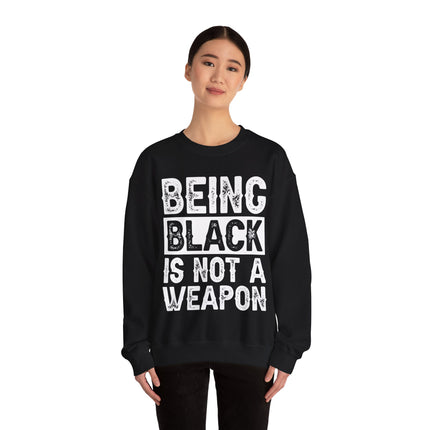 Positive Black Quote Unisex Heavy Blend™ Crewneck Sweatshirt - NGOWE STORE