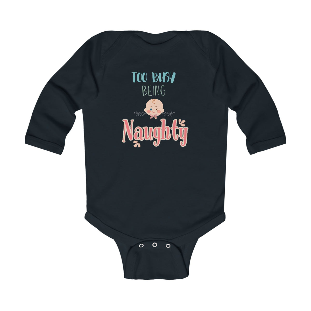 Naughty Infant Long Sleeve Bodysuit - NGOWE STORE