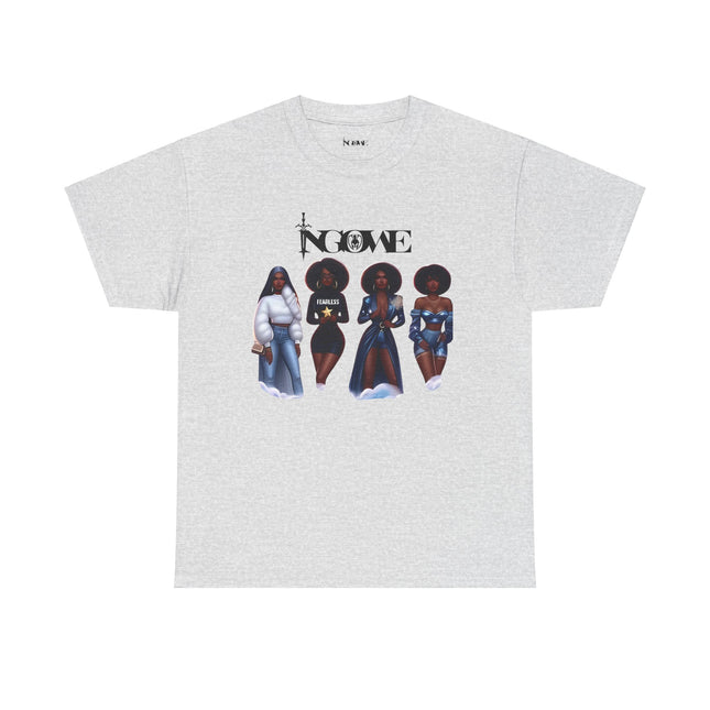 NGOWE Fearless Sisterhood Love Unisex Heavy Cotton Tee - NGOWE STORE