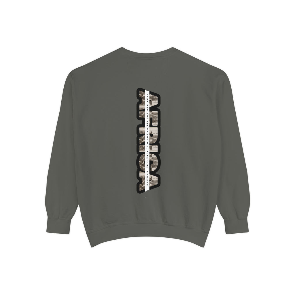African Empowerment Unisex Garment-Dyed Sweatshirt - NGOWE STORE