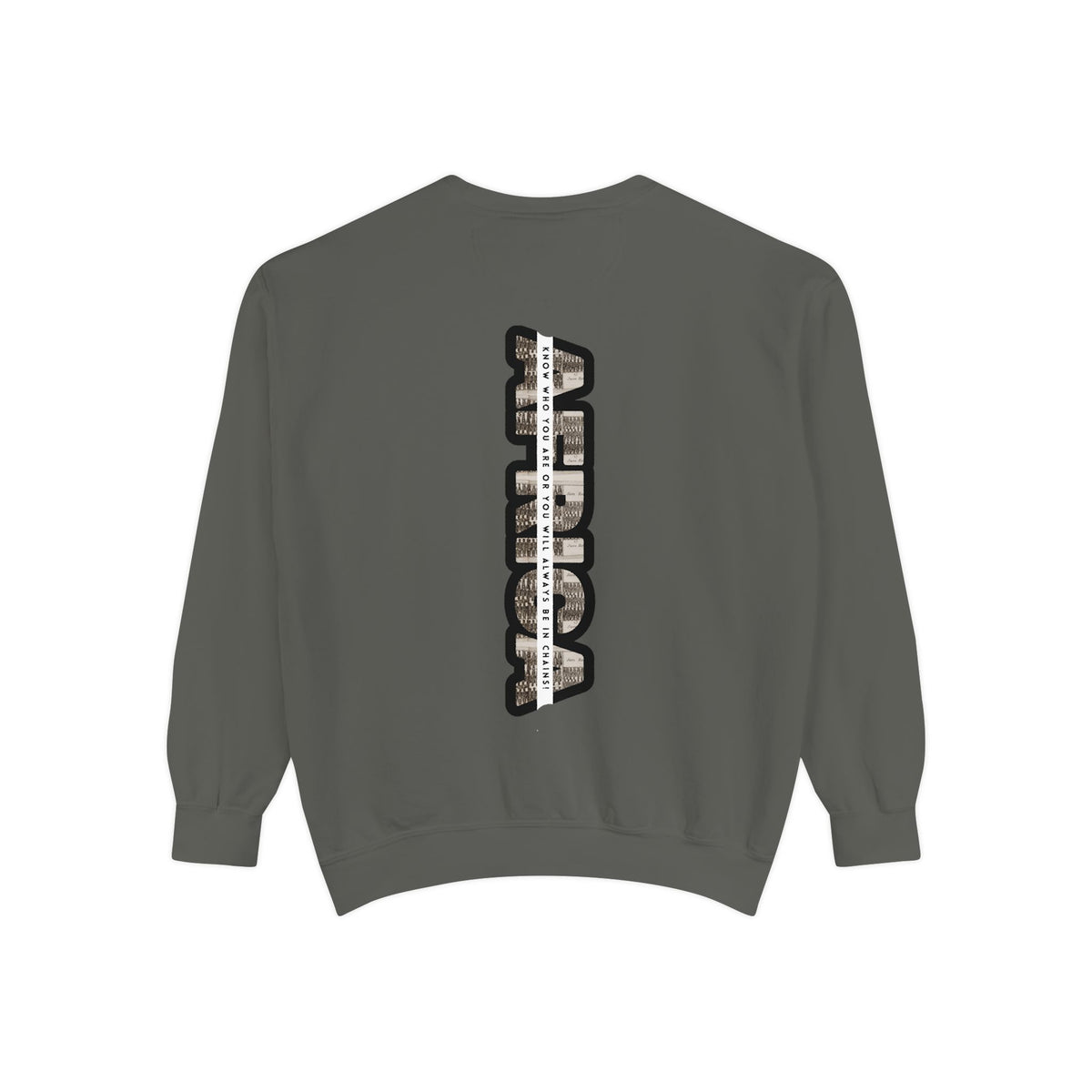 African Empowerment Unisex Garment-Dyed Sweatshirt - NGOWE STORE