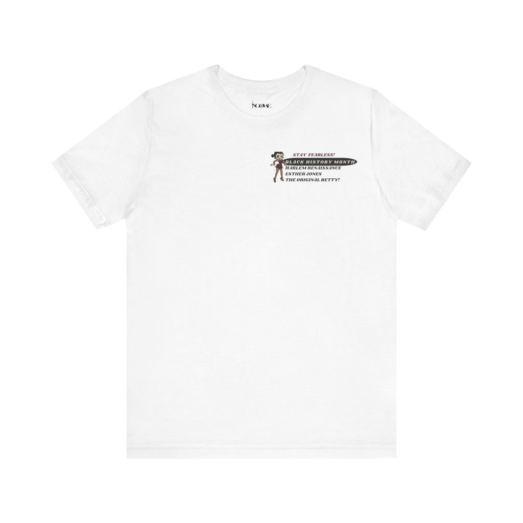 Harlem Renaissance Fearless Betty Boop Unisex Jersey Short Sleeve Tee - NGOWE STORE