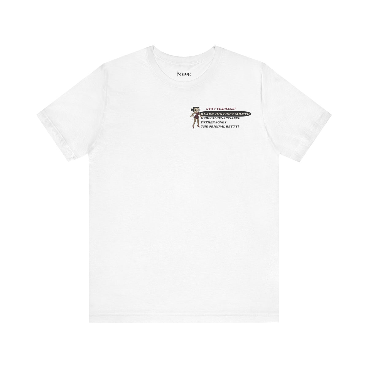 Harlem Renaissance Fearless Betty Boop Unisex Jersey Short Sleeve Tee - NGOWE STORE