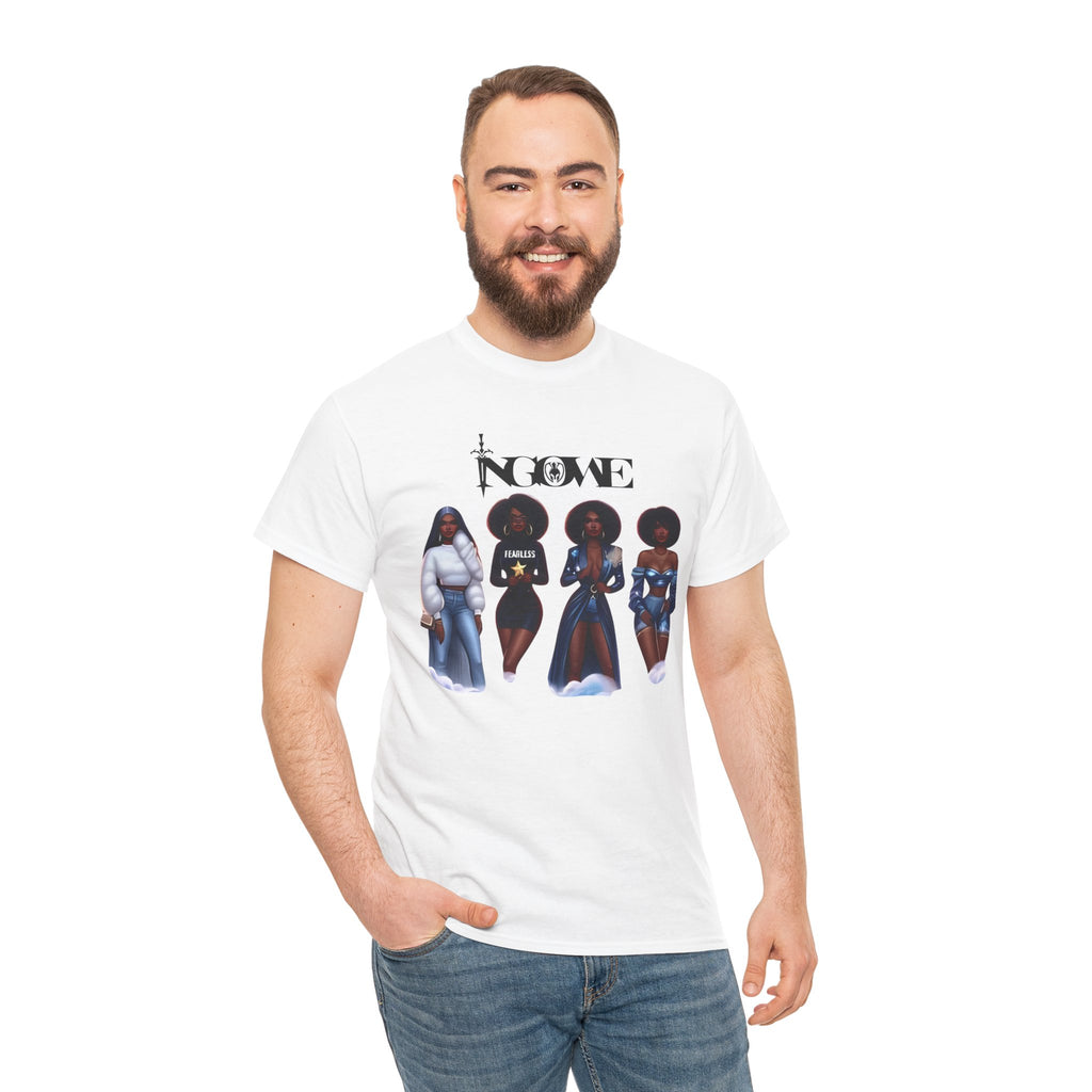 NGOWE Fearless Sisterhood Love Unisex Heavy Cotton Tee - NGOWE STORE