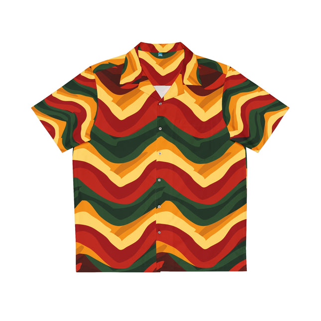 Waves Men's African Shirt (AOP) - NGOWE STORE
