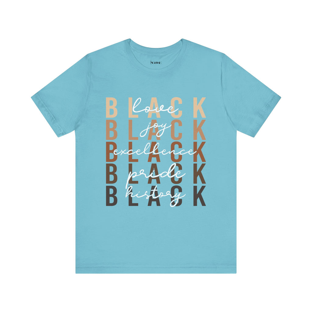 Black Pride Unisex Jersey Short Sleeve Tee - NGOWE STORE