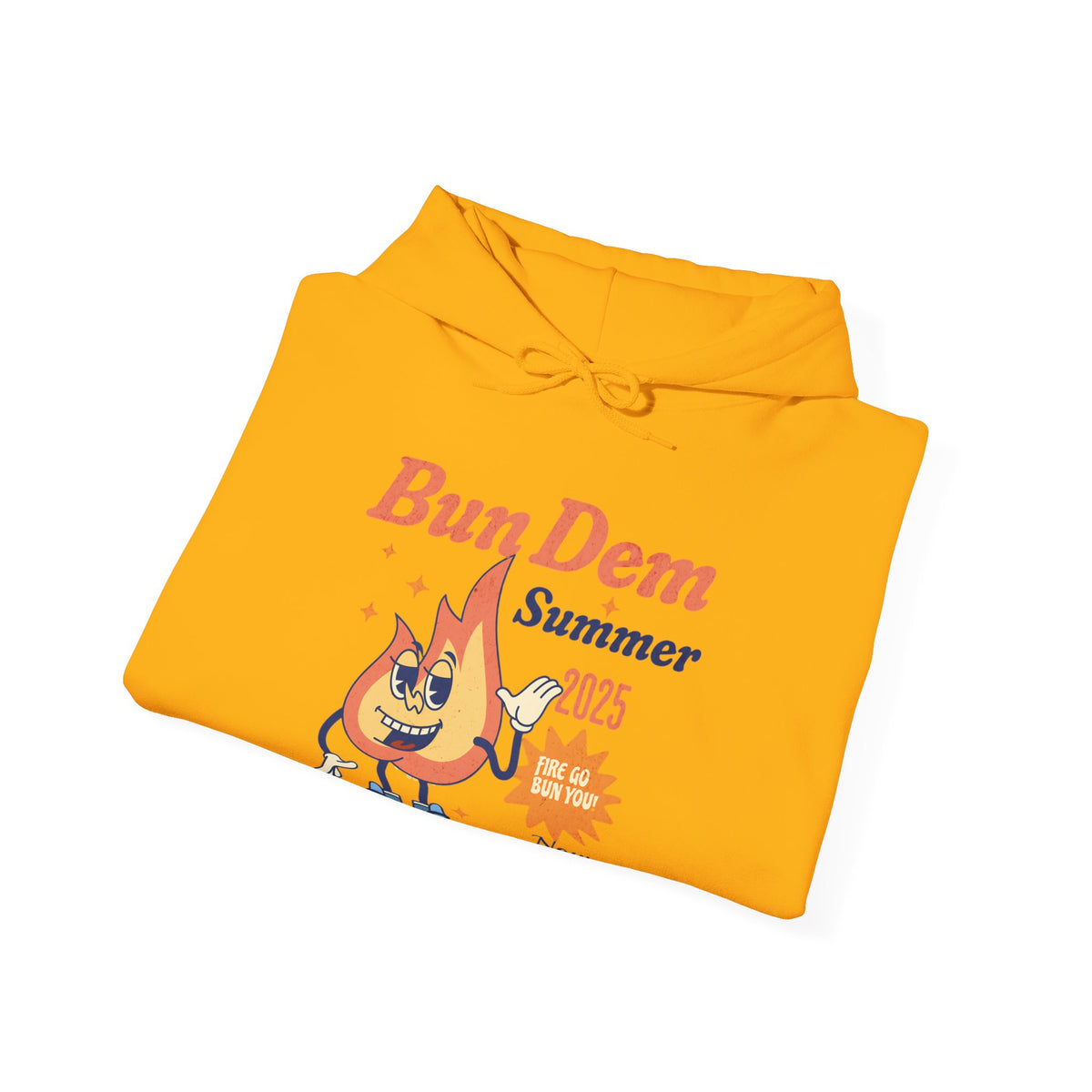 Bun Dem Summer Hoodie - Unisex Heavy Blend™ Sweatshirt, Chill Vibe, Perfect for Summer Parties, Gifts, Casual Wear, Streetwear - NGOWE STORE