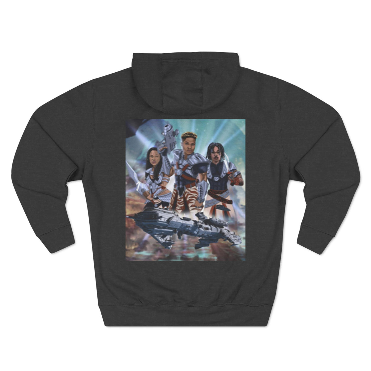 Fearless Warriors For Change Three-Panel Fleece Hoodie - NGOWE STORE