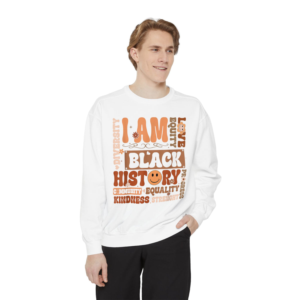 Black History Unisex Garment-Dyed Sweatshirt - NGOWE STORE