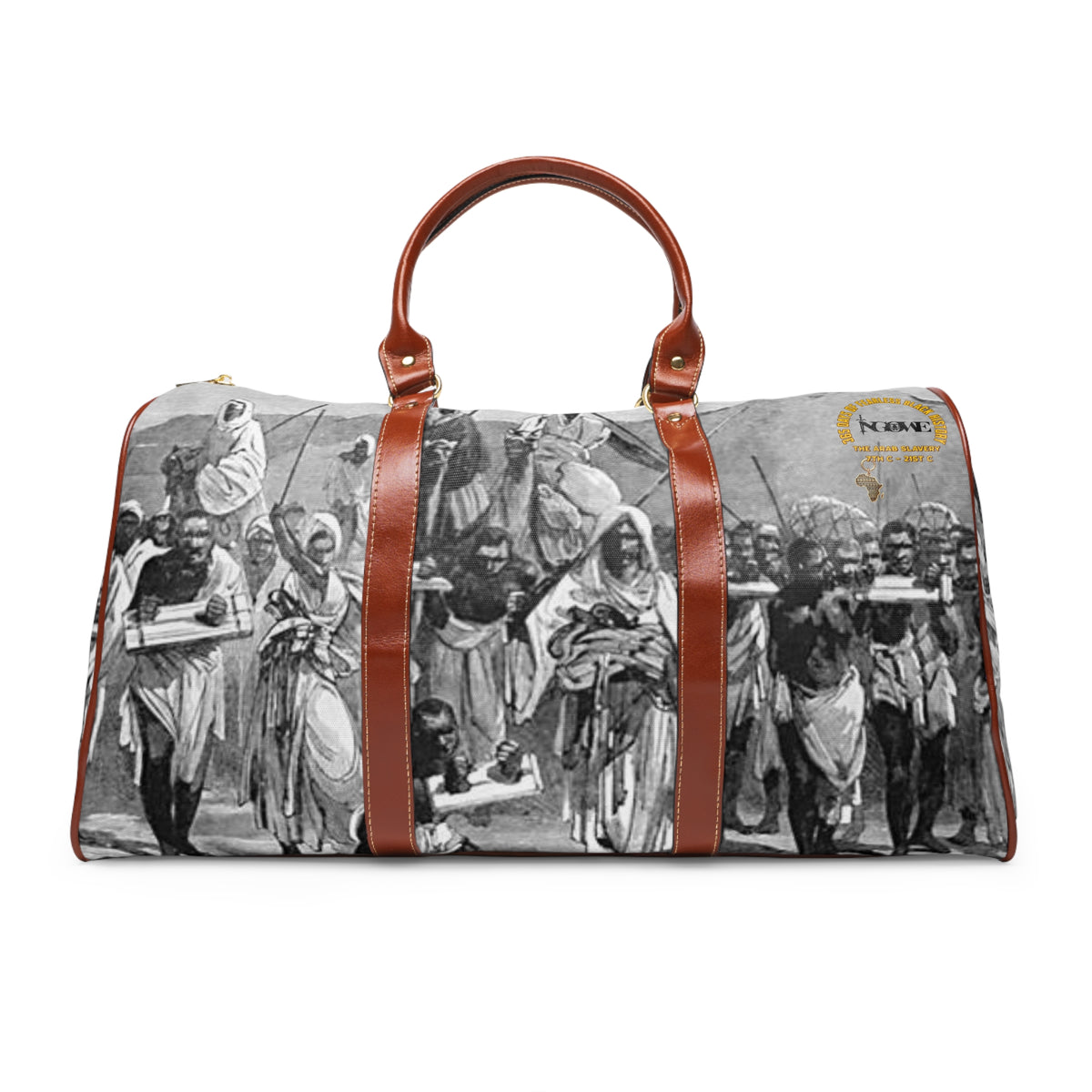 Arabic Slave Trade Vintage Waterproof Travel Bag - Stylish and Durable Carry On for Adventurers - NGOWE STORE