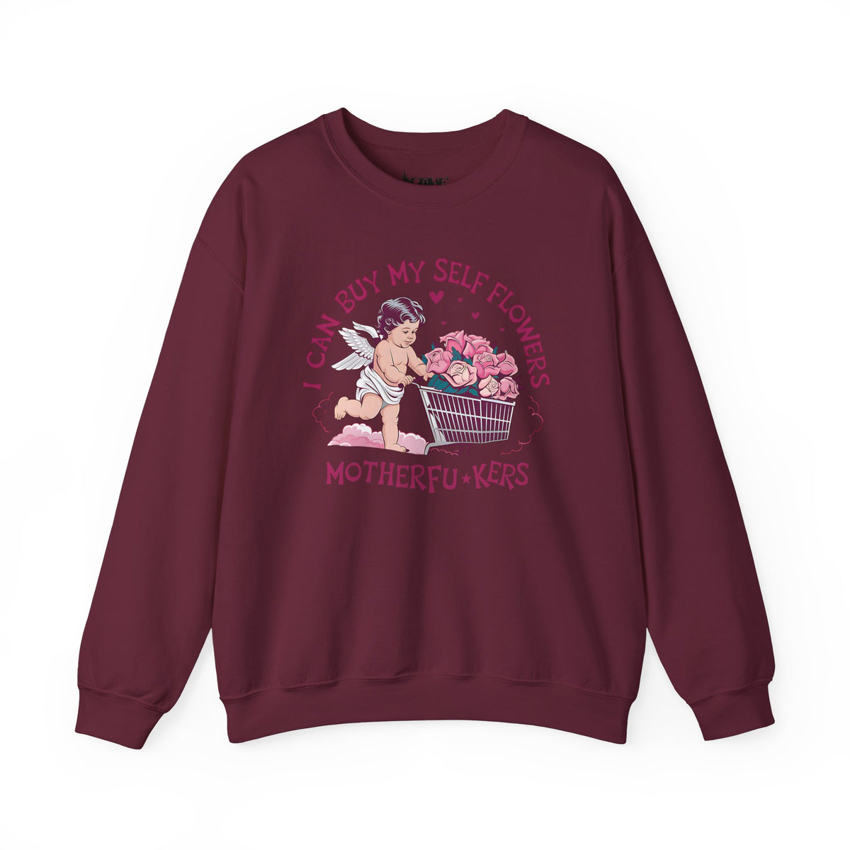 Women Can Buy Our Own Flowers Unisex Heavy Blend™ Crewneck Sweatshirt - NGOWE STORE