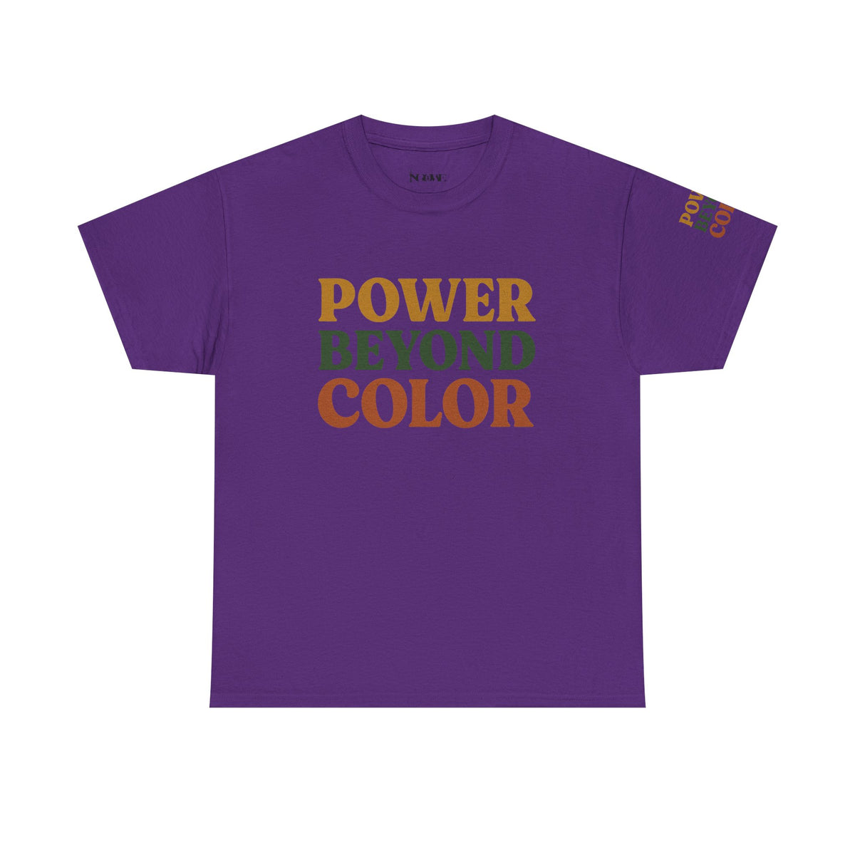 Power Beyond Color Unisex Heavy Cotton Tee, Motivational Shirt, Casual Wear, Gift for Him/Her, Affirmation Tee, Inclusive Fashion - NGOWE STORE