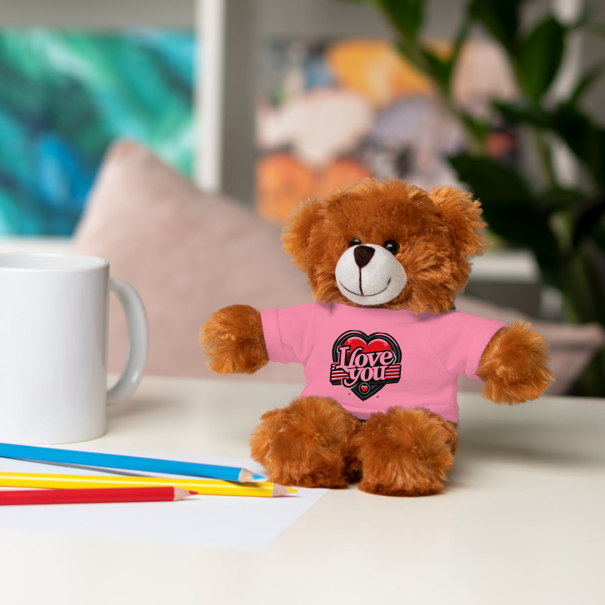 I Love You Stuffed Animals with Tee - NGOWE STORE