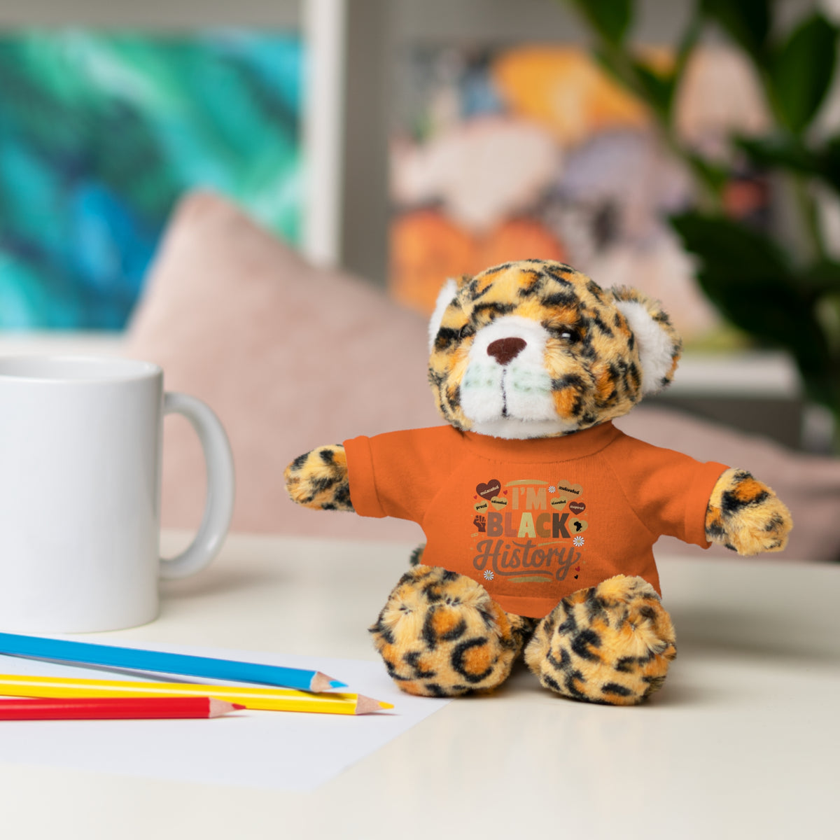 I'm Black History Stuffed Animals with Tee - NGOWE STORE