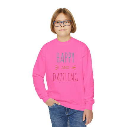 Happy and Dazzling Youth Crewneck Sweatshirt