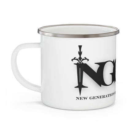 New Generation Of Warriors For Change (NGOWE) Enamel Camping Mug - NGOWE STORE