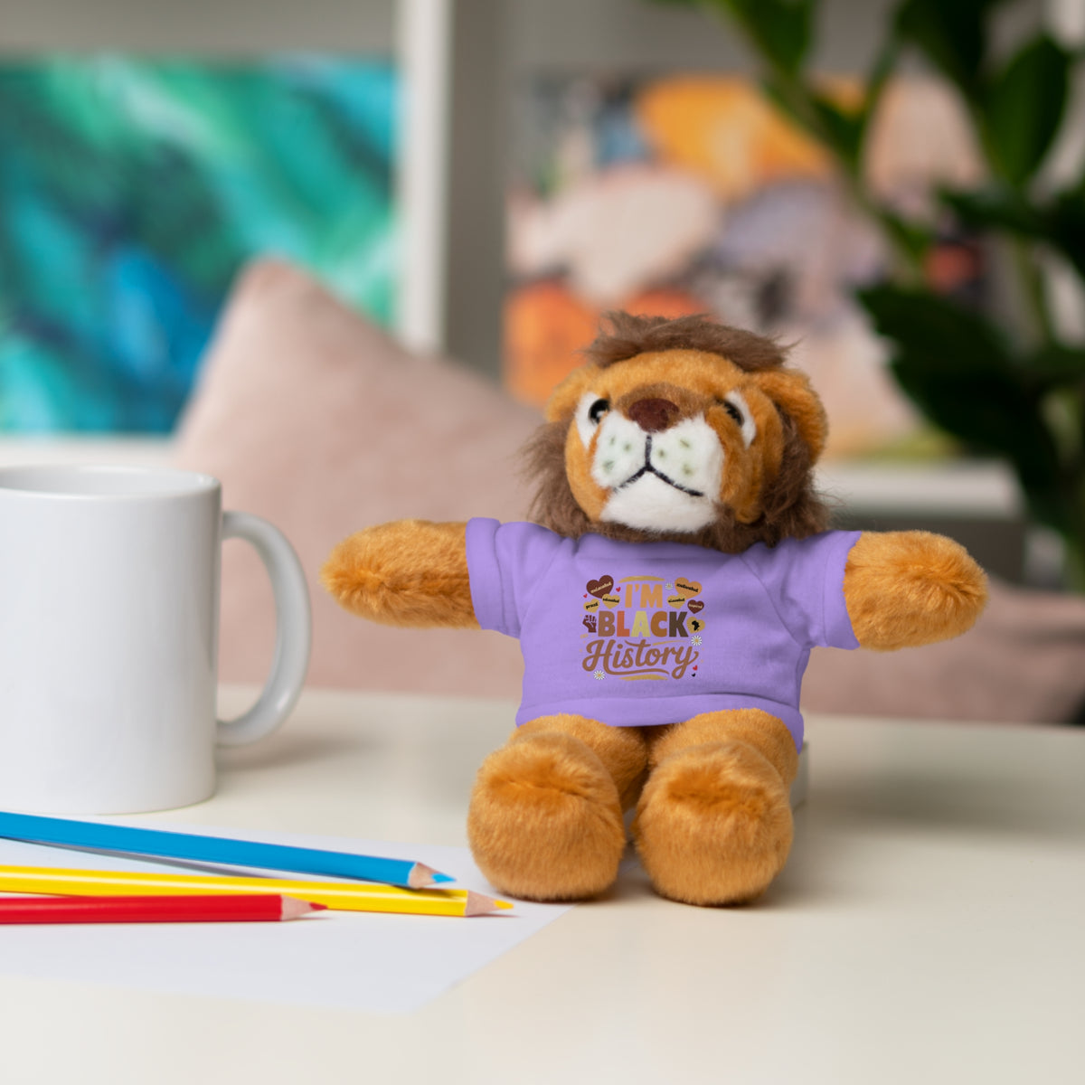 I'm Black History Stuffed Animals with Tee - NGOWE STORE