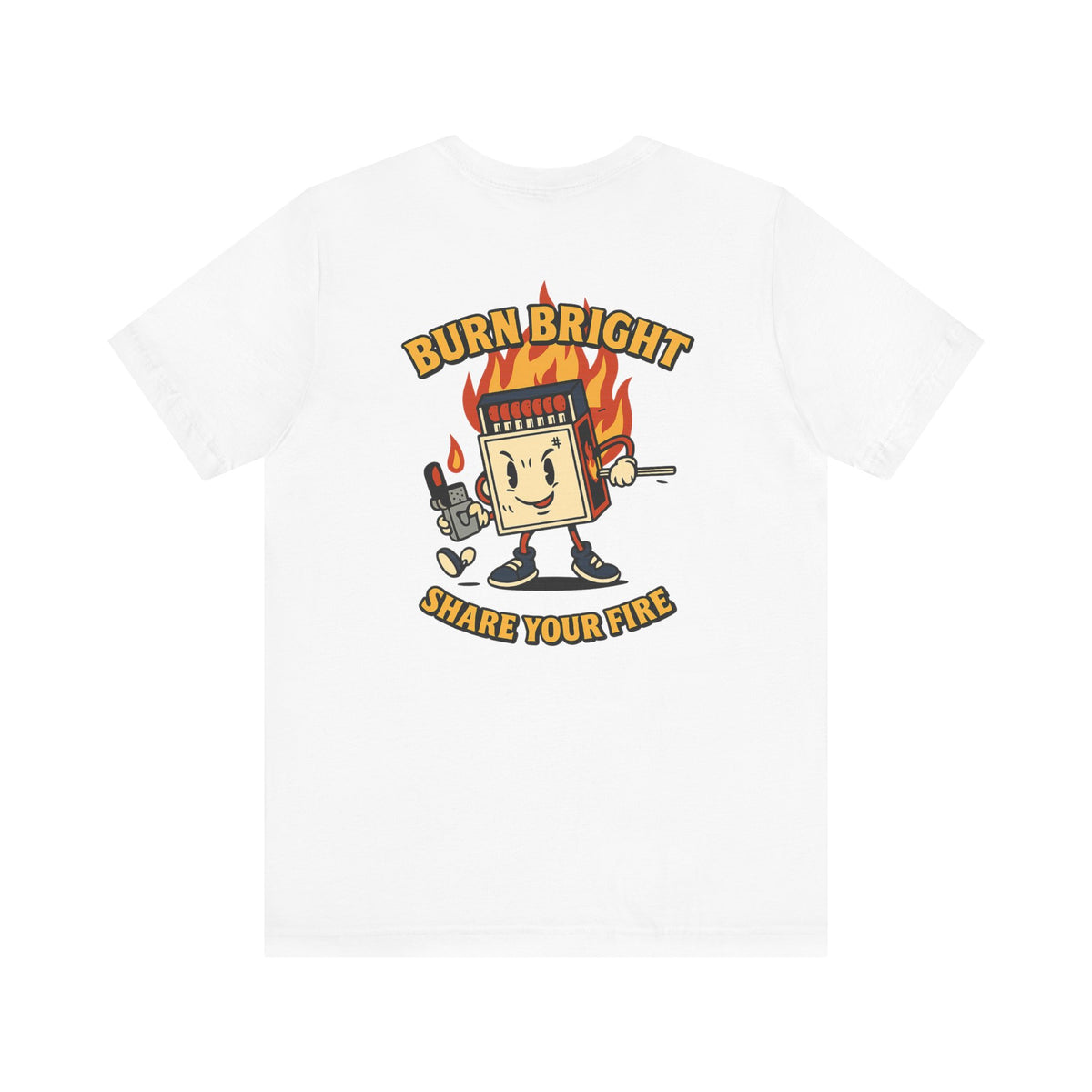 BUN DEM SUMMER 2025 - Unisex Tee, Share Your Fire T-Shirt, Motivational Graphic Tee, Casual Wear, Gift for Fire Enthusiasts, Energizing Apparel - NGOWE STORE
