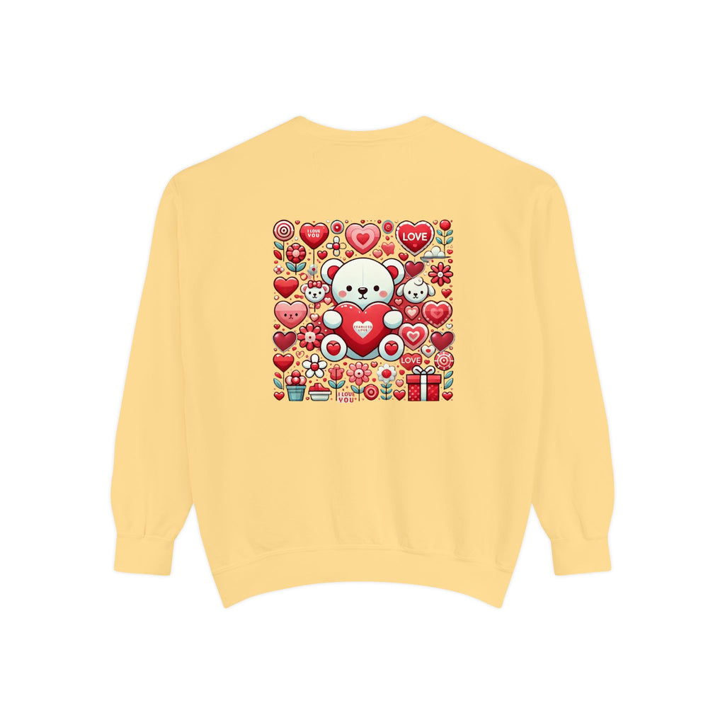 Fearless Love Unisex Garment-Dyed Sweatshirt - NGOWE STORE