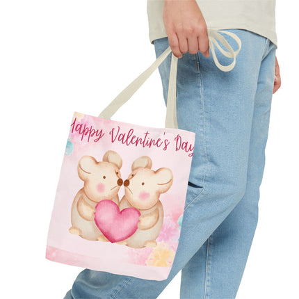 Happy Valentines Day Gift Tote Bag (AOP)