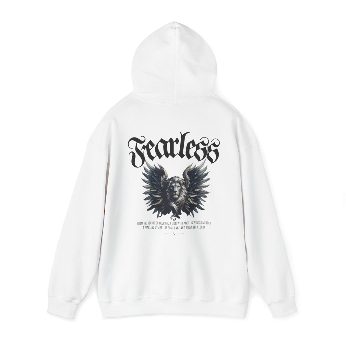 Fearless Lion Wings Unisex Heavy Blend™ Hooded Sweatshirt - NGOWE STORE
