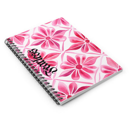 Floral Spiral Notebook