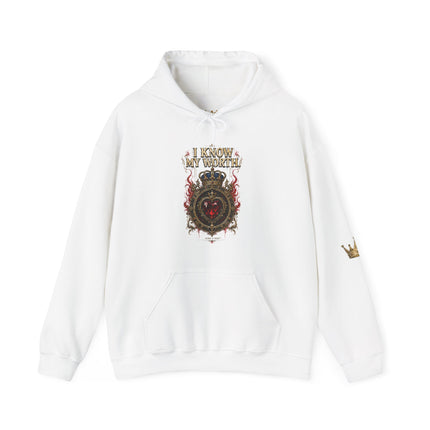 I Know My Worth Graphic Shirt | FIRE 6 RED™ - Unisex Sweatshirt