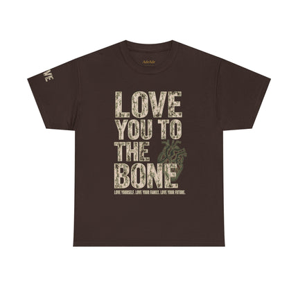 LOVE YOU TO THE BONE™ Unisex Heavy Cotton T-Shirt | FIRE 6 RED™ - NGOWE STORE