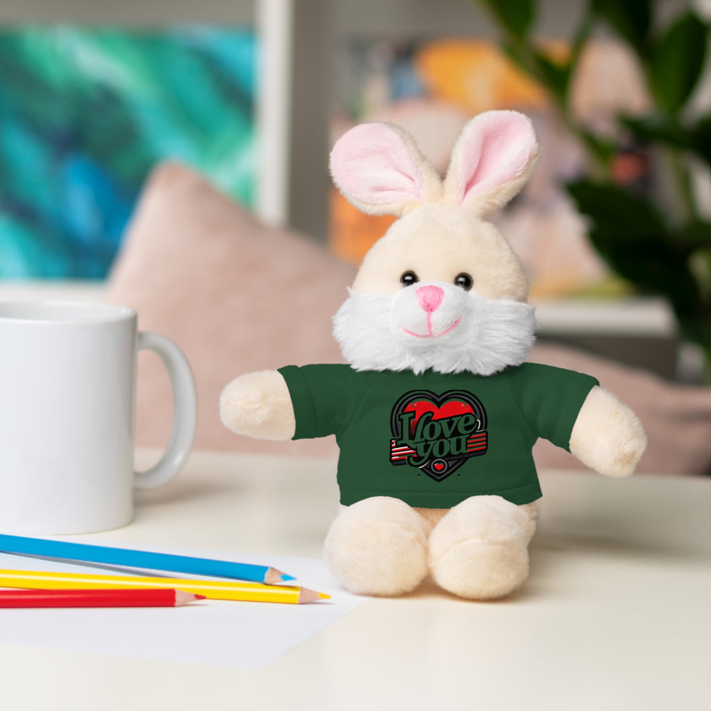 I Love You Stuffed Animals with Tee - NGOWE STORE