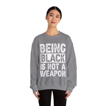 Positive Black Quote Unisex Heavy Blend™ Crewneck Sweatshirt - NGOWE STORE