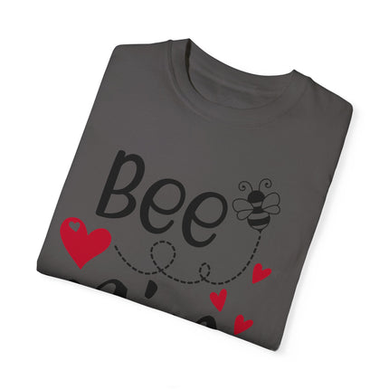 Valentines Bee Mine Unisex Garment-Dyed T-shirt